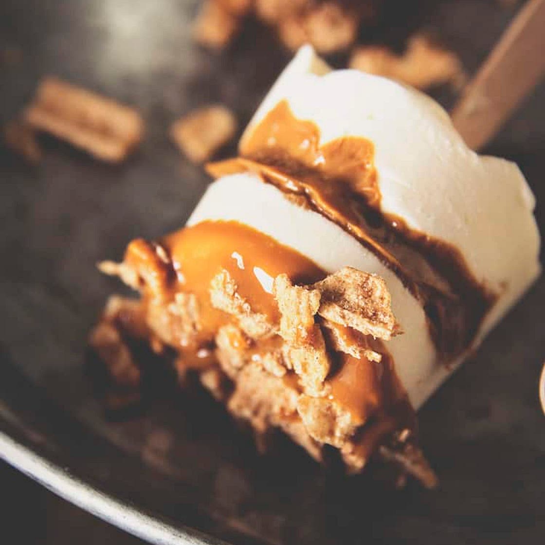 Dulce de Leche Cheesecake Pops with RumChata