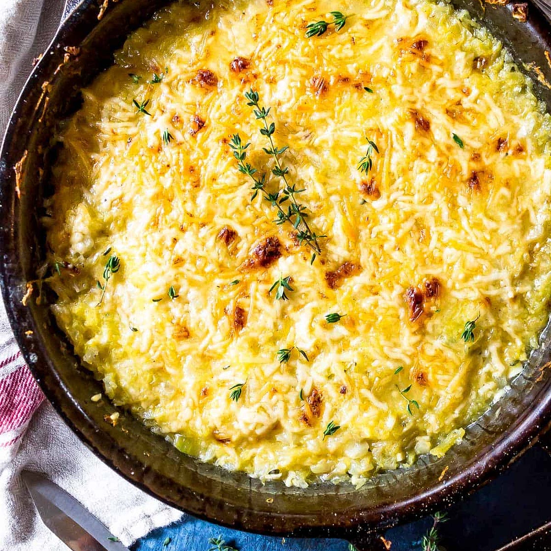 Keto Spaghetti Squash Au Gratin