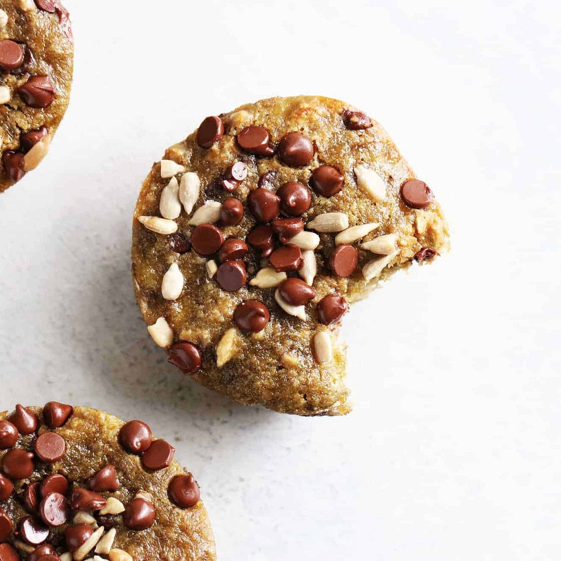 Nut Free Banana Chocolate Chip Muffins