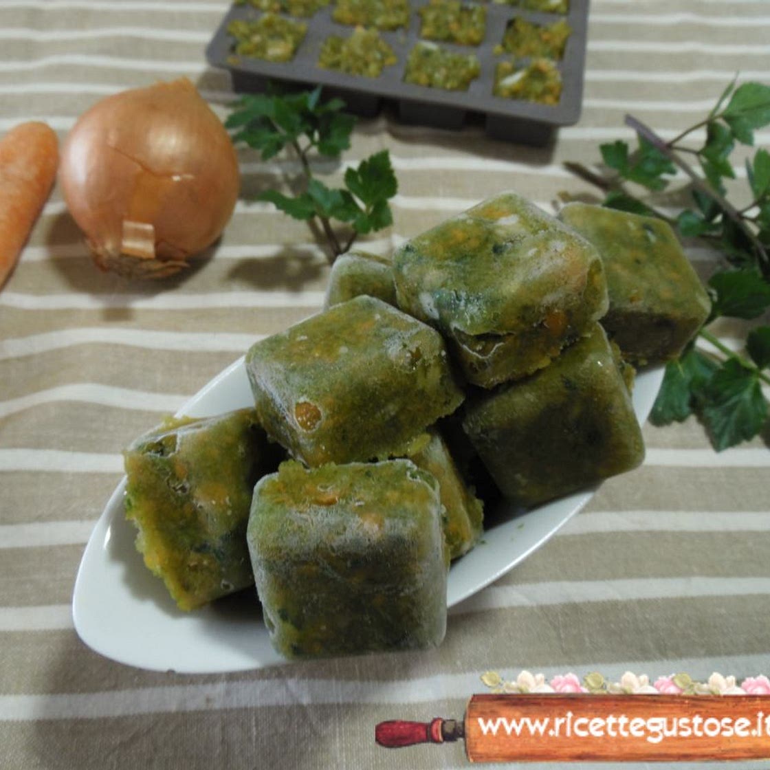 Congelare verdure fresche per soffritto