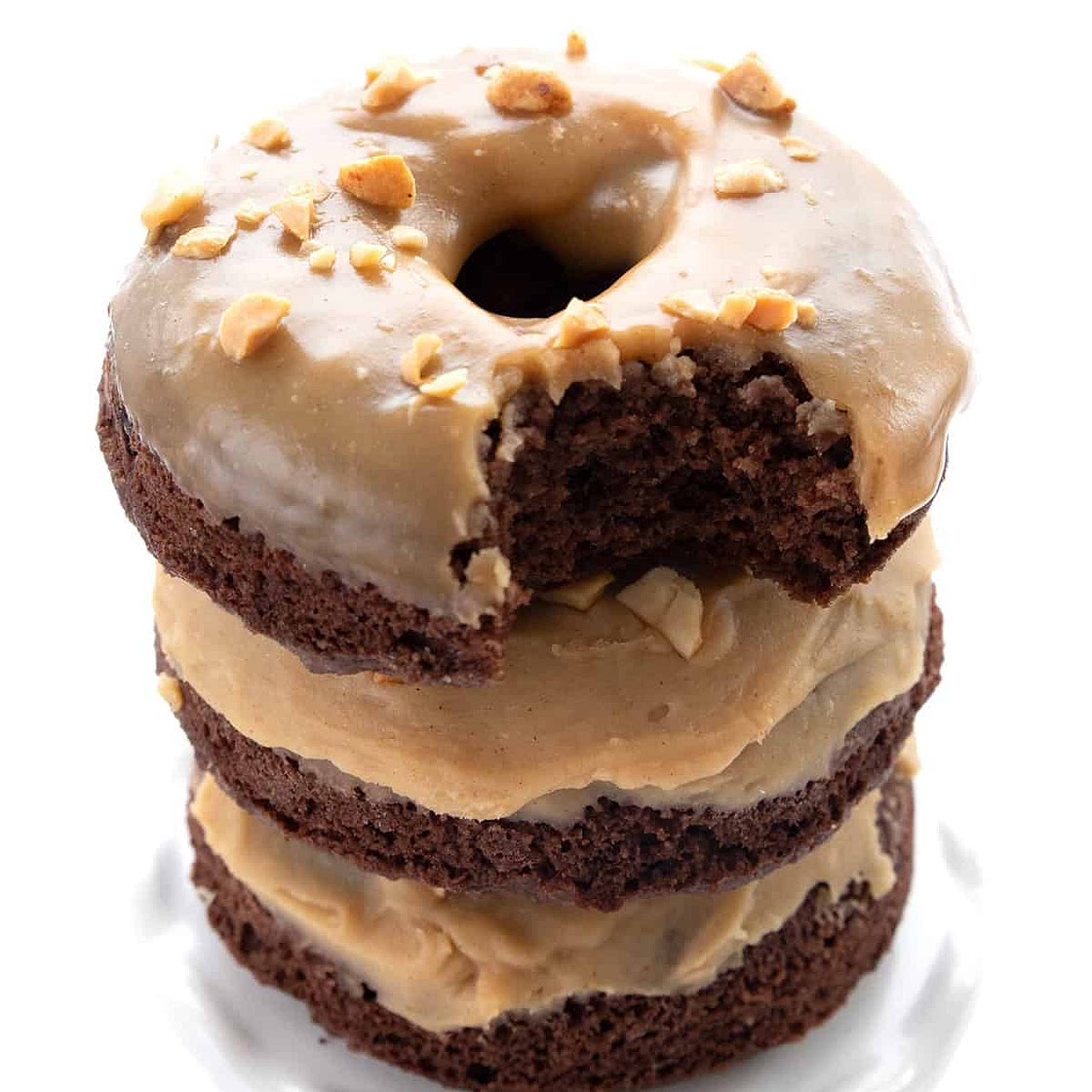 Keto Chocolate Peanut Butter Donuts