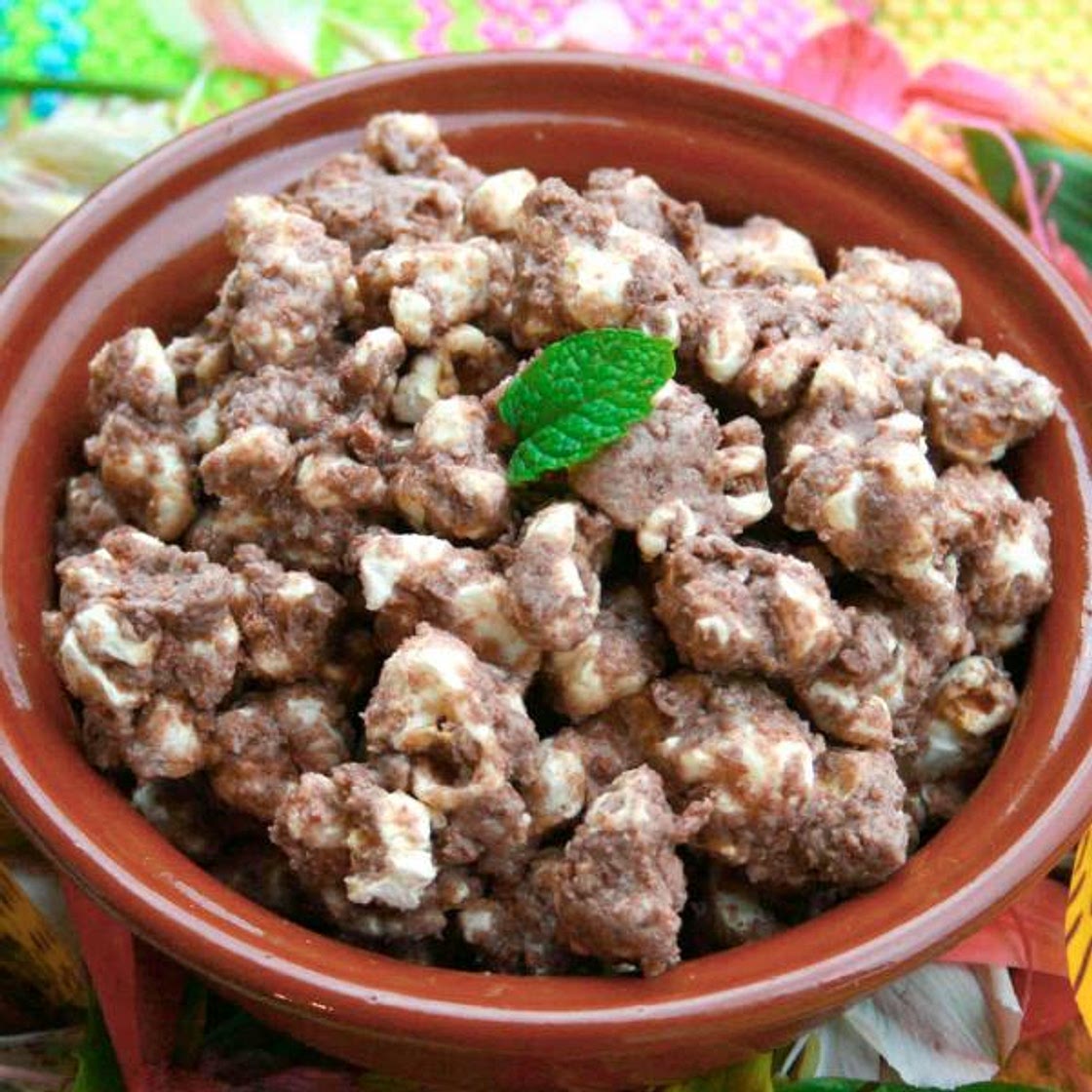 Receita de Pipoca de Oreo