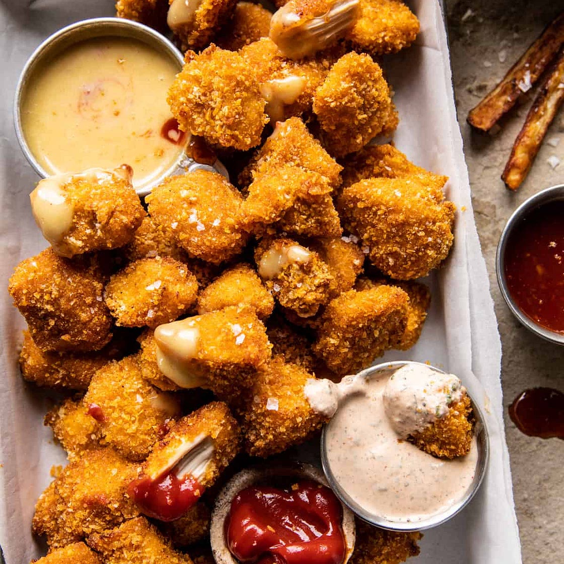 Better Than the Snack Bar Baked Chicken Nuggets...with all the sauces