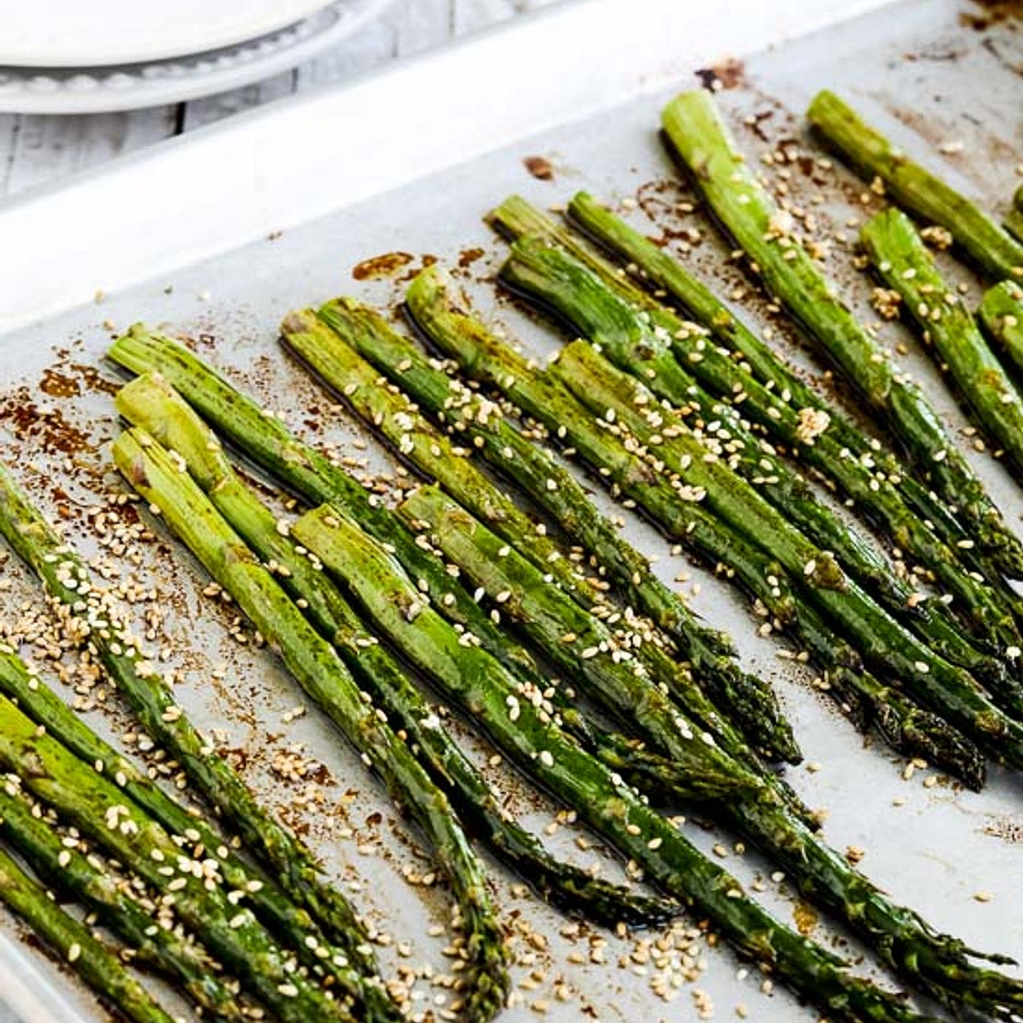 Asparagus with Soy-Sesame Glaze