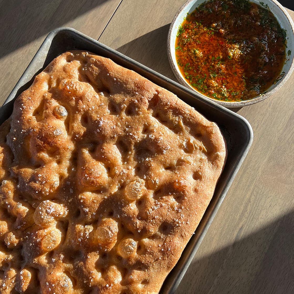 Spicy Anchovy Bread Dipping Oil