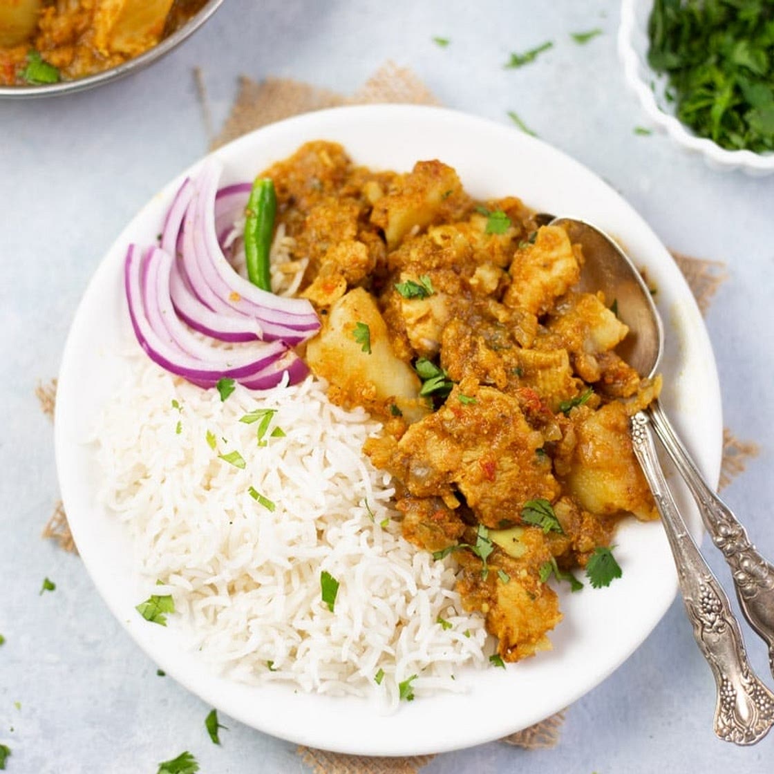 Instant Pot Chicken Potato Curry