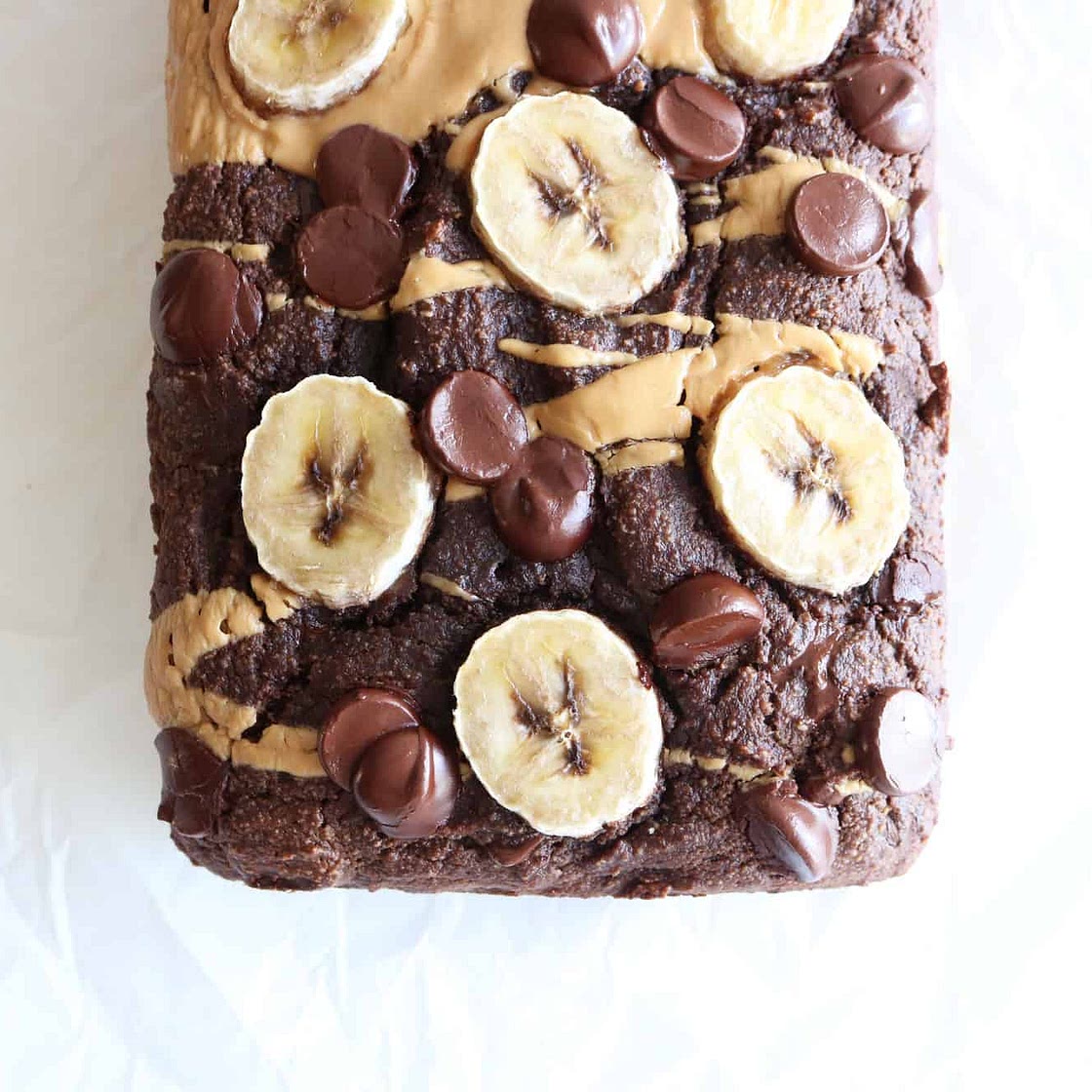 Rich & Decadent Chocolate Banana Bread using Almond Flour