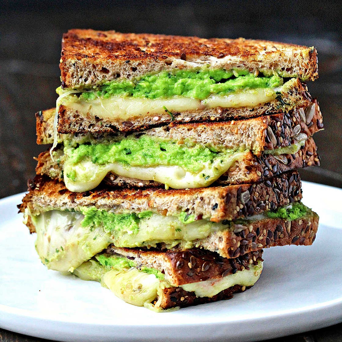 Grilled Cheese with Avocado Pesto