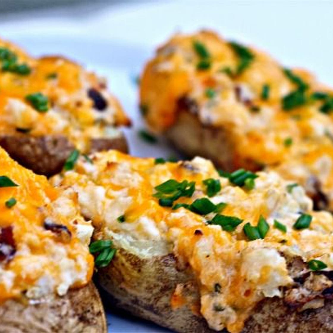 Grilled, Loaded Twice-Baked Potatoes Recipe