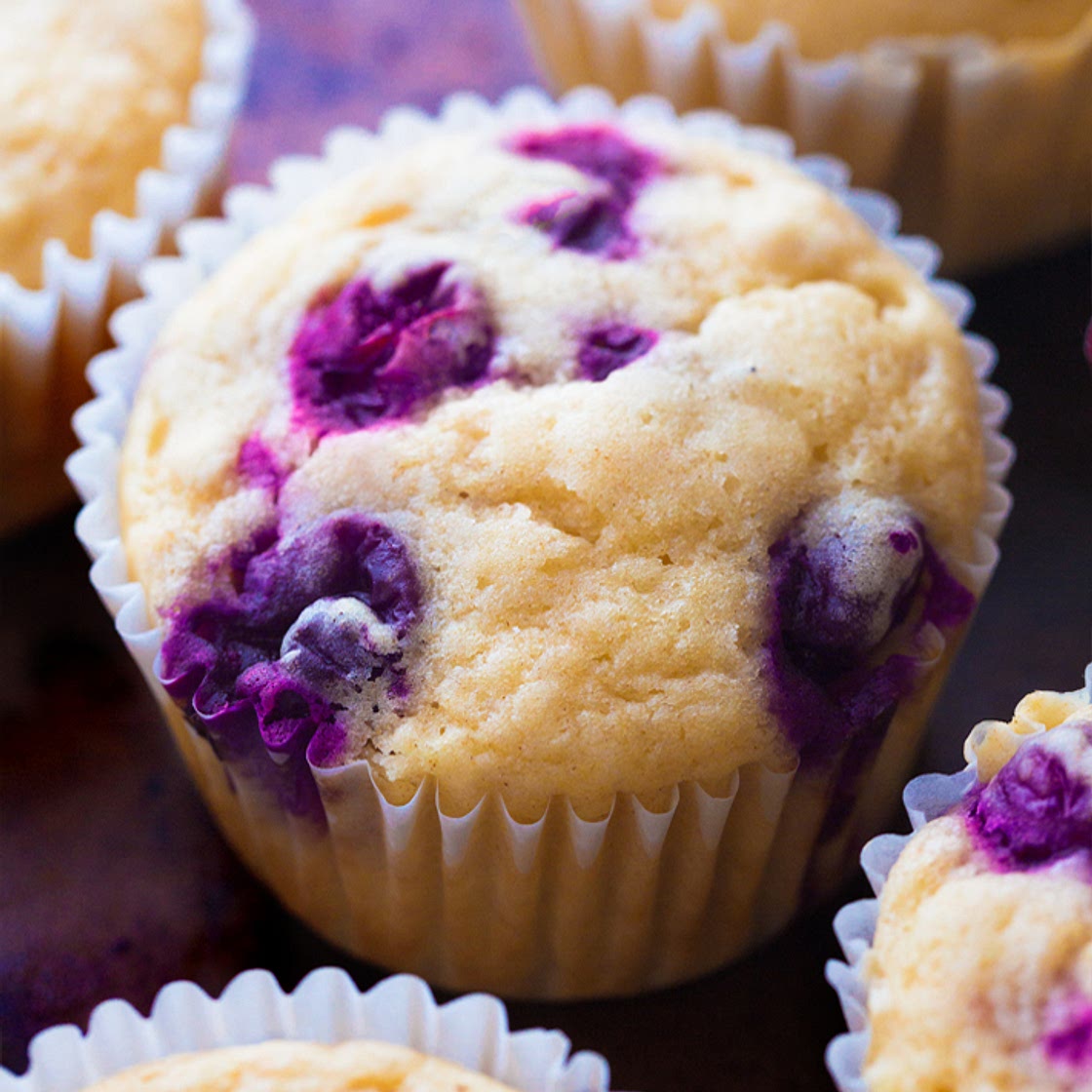 Healthy Blueberry Muffins