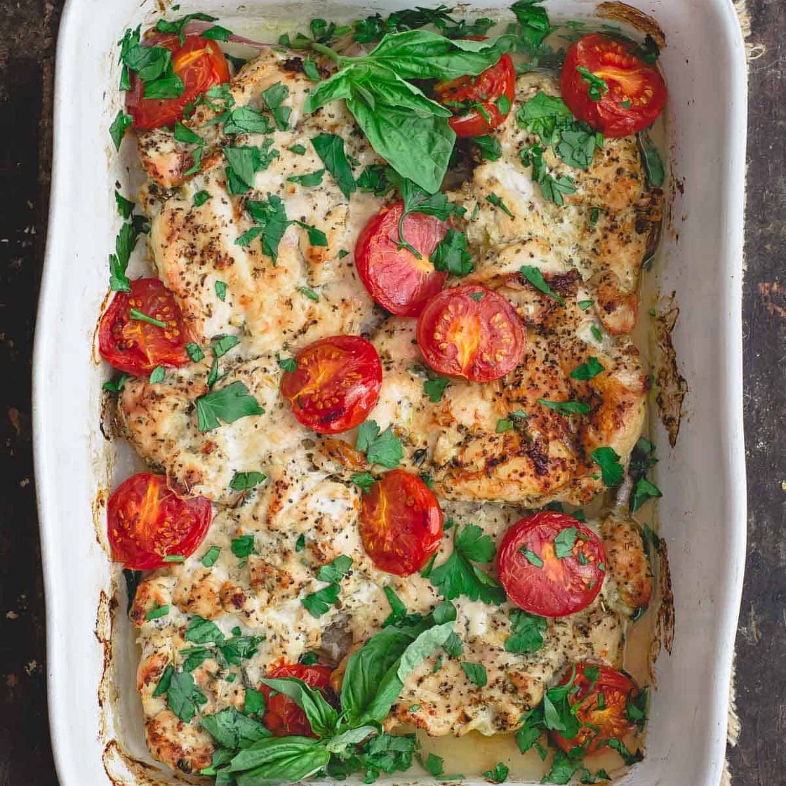 Easy Italian Baked Chicken Breast Recipe