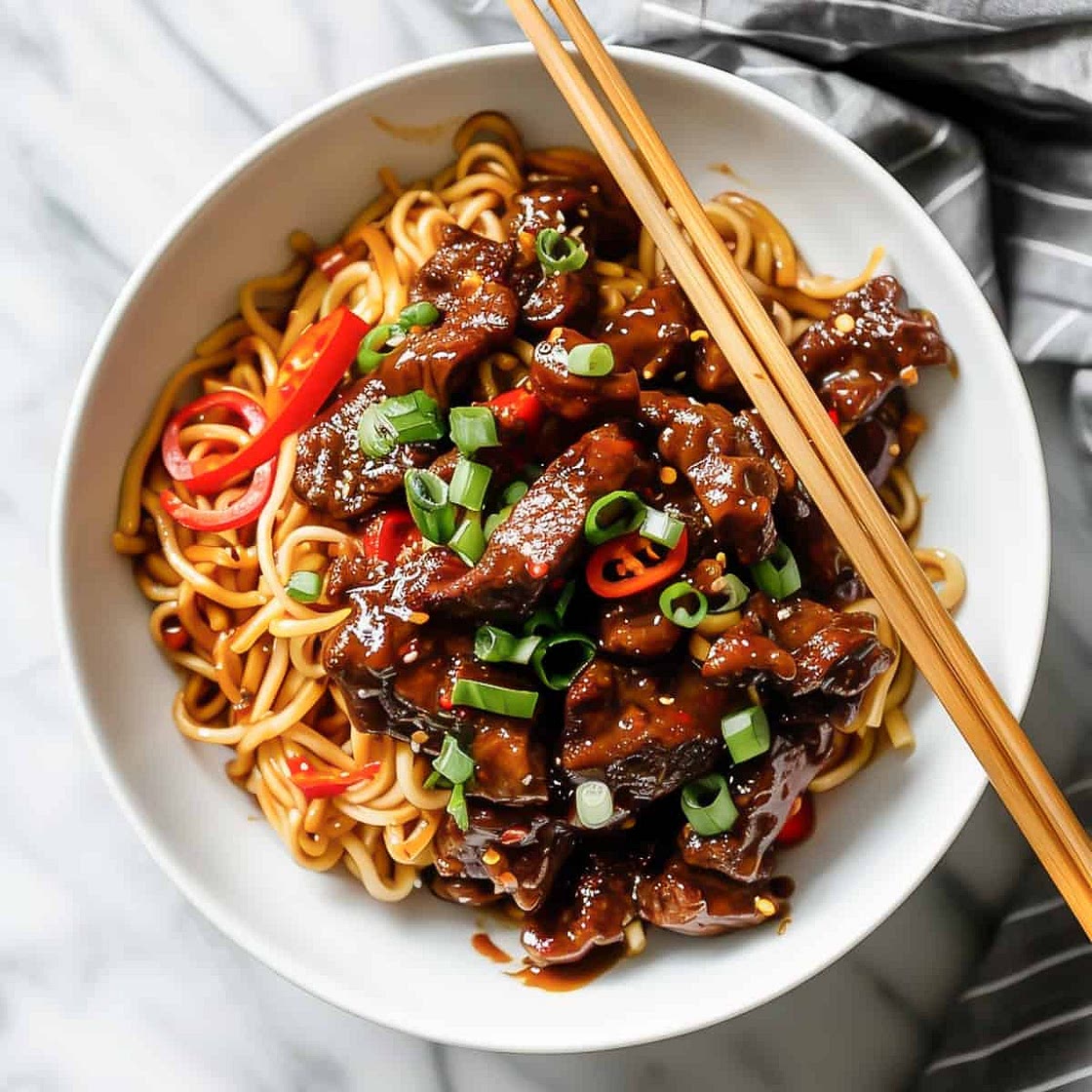 30-Minute Easy Sticky Crispy Chilli Beef