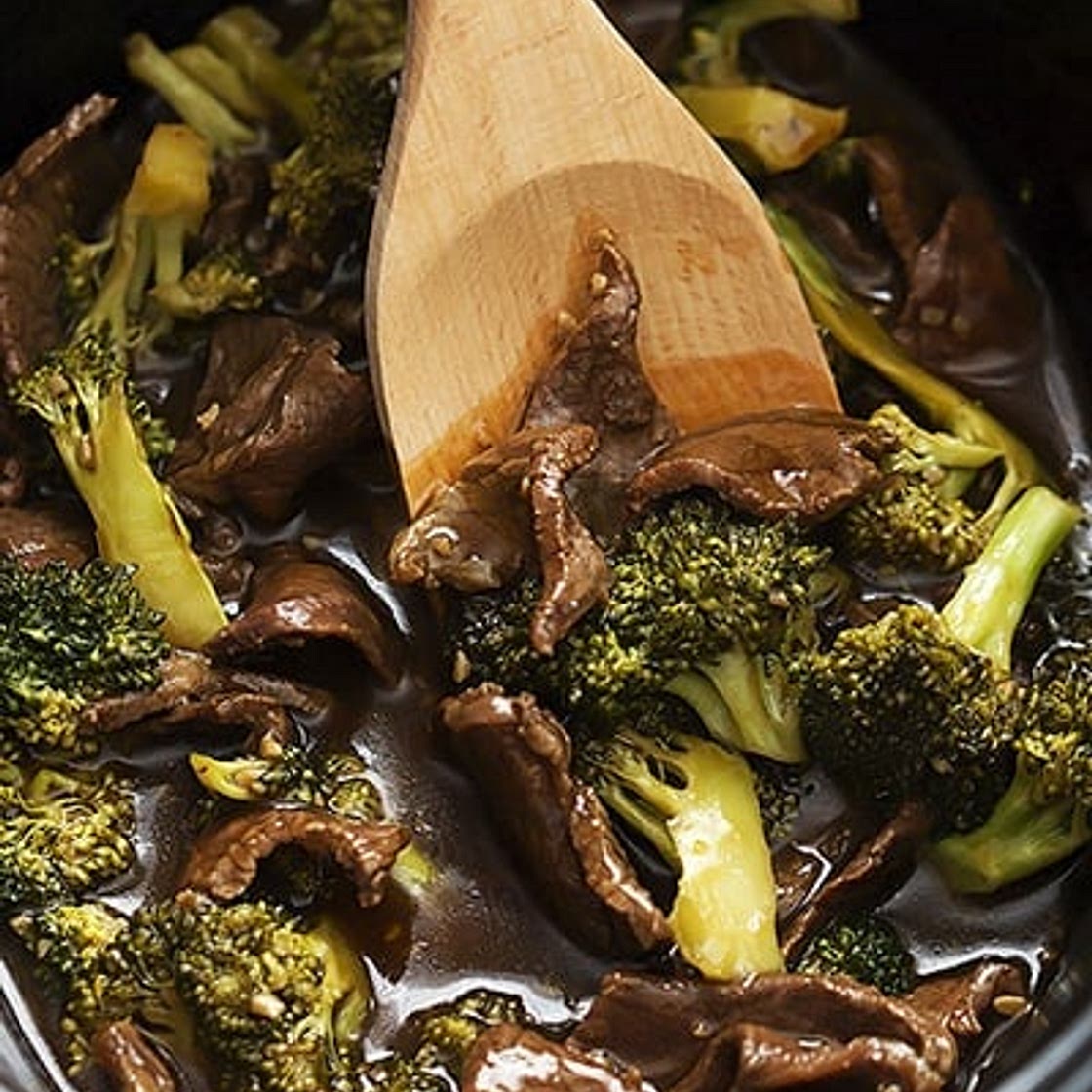 Slow Cooker Broccoli Beef
