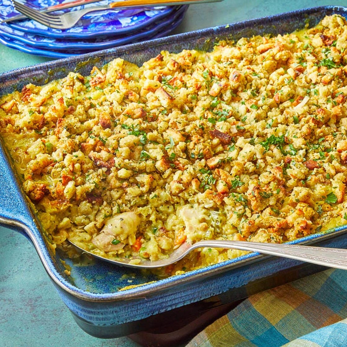 Chicken and Stuffing Casserole