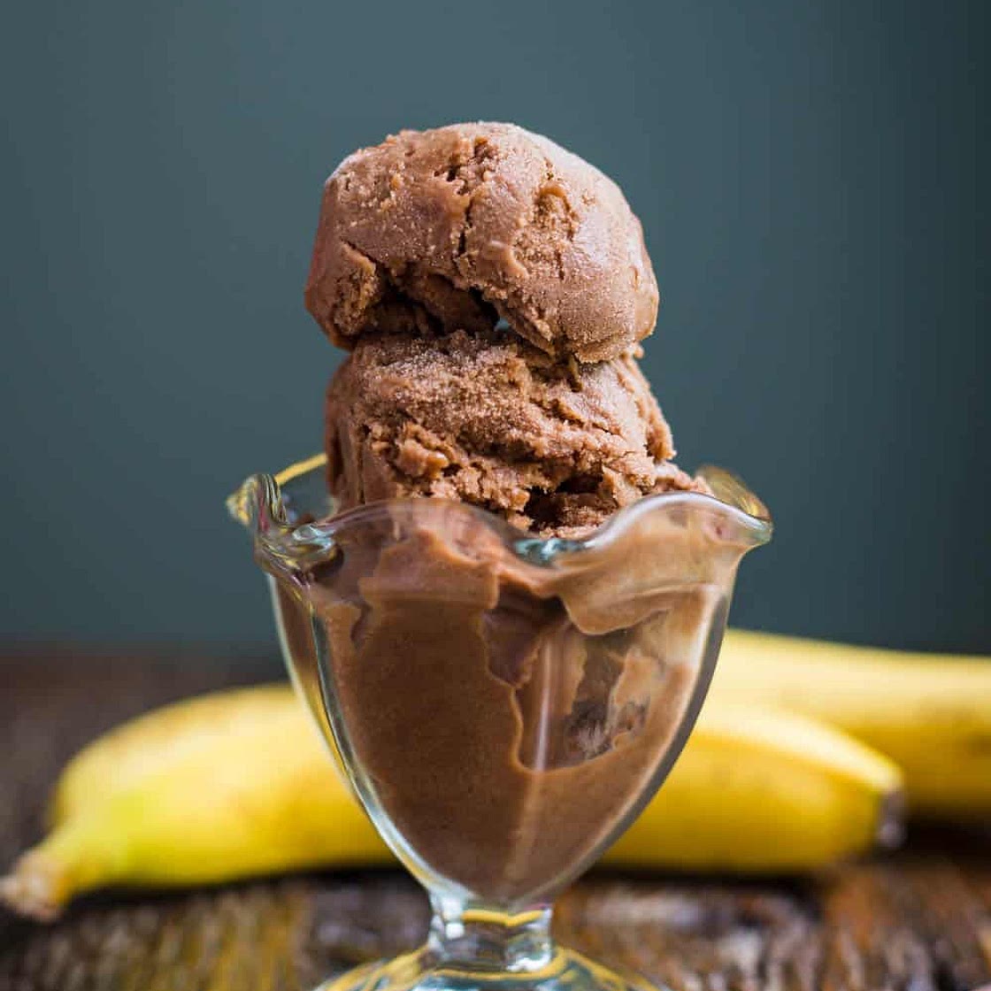 Chocolate Peanut Butter “Nice Cream”