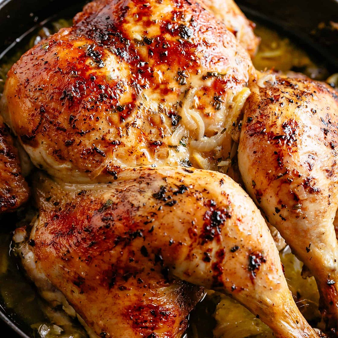 Lemon Garlic Roast Chicken