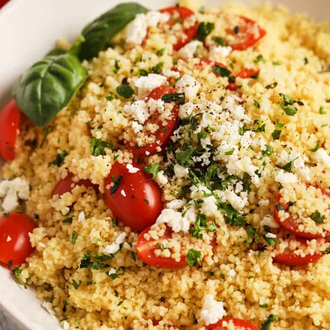 Couscous with Tomatoes and Feta