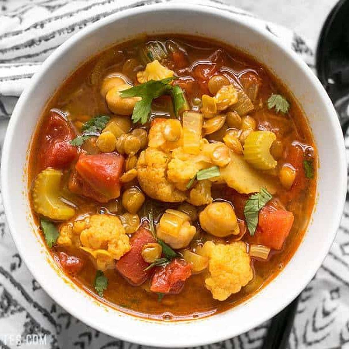 Moroccan Lentil and Vegetable Soup