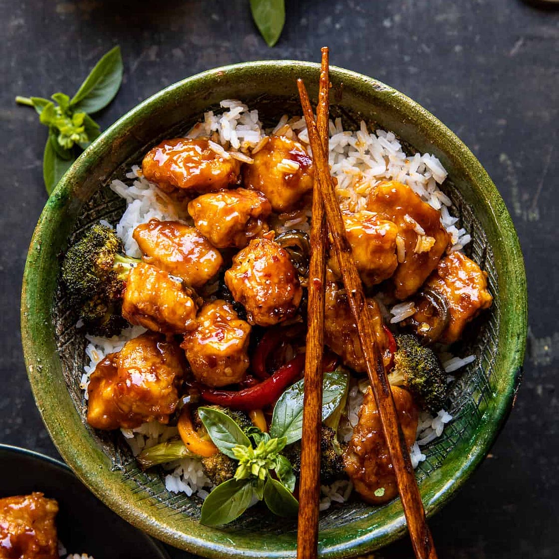 Sheet Pan Sticky Sweet and Sour Chicken