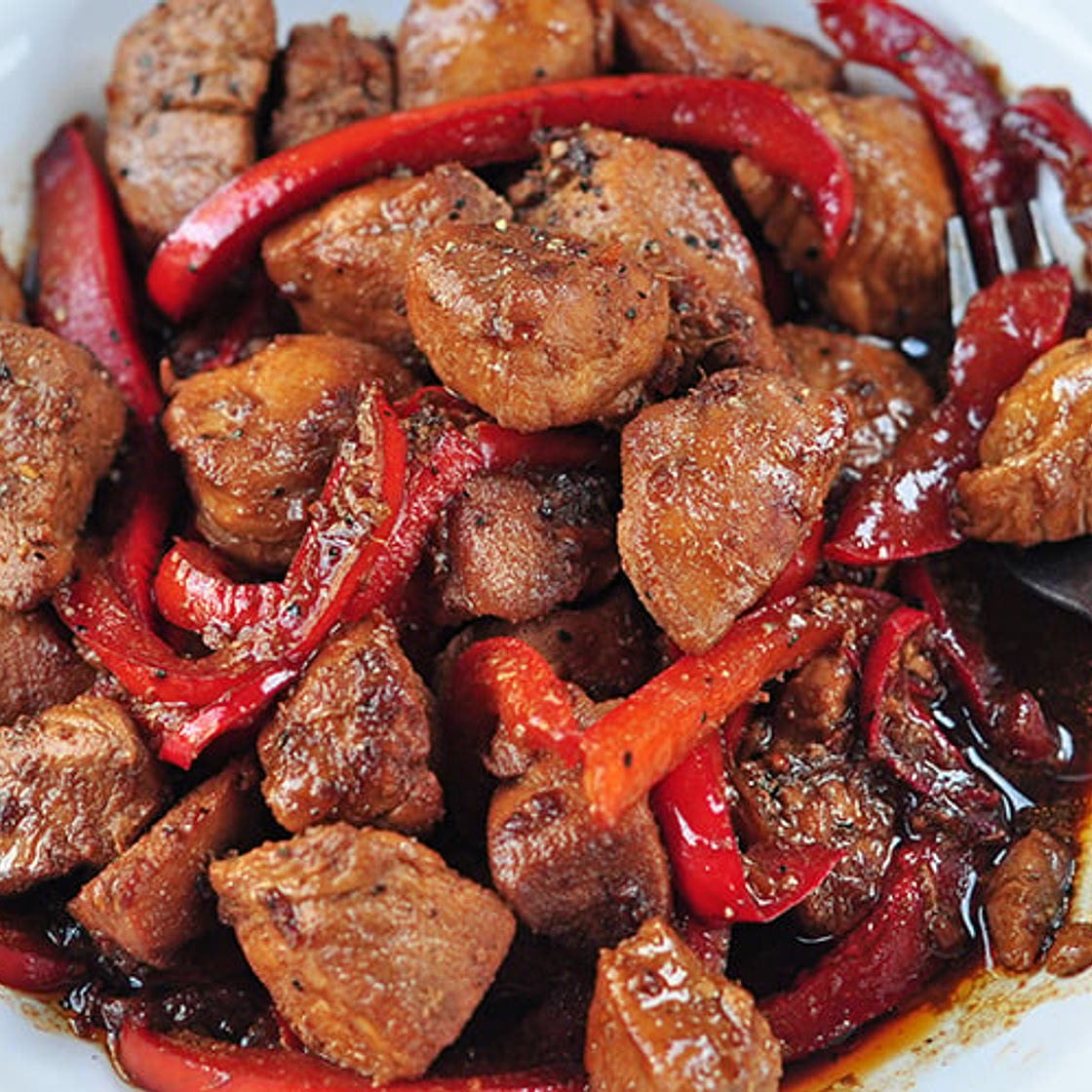 One-Pot Black Pepper Chicken