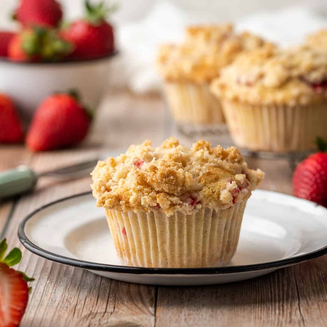 Gluten Free Strawberry Muffins