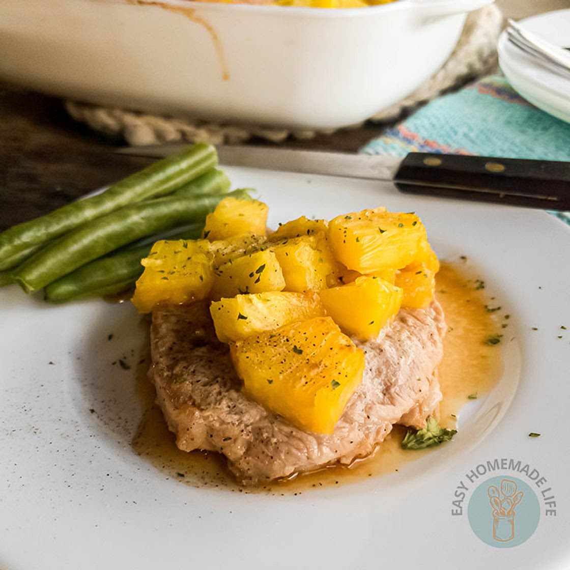 Pineapple Teriyaki Pork Chops Recipe
