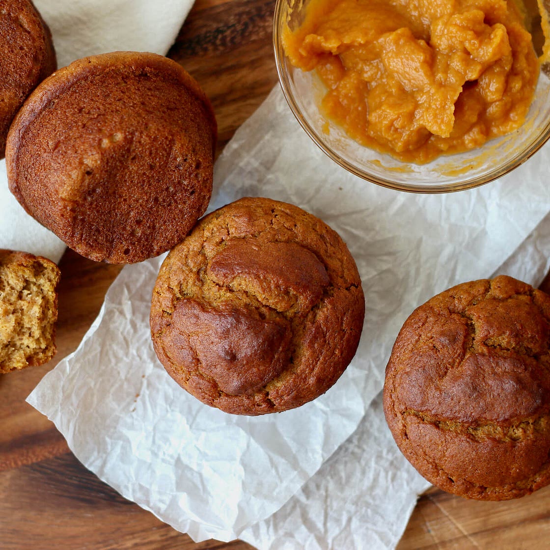 Sourdough Pumpkin Muffins