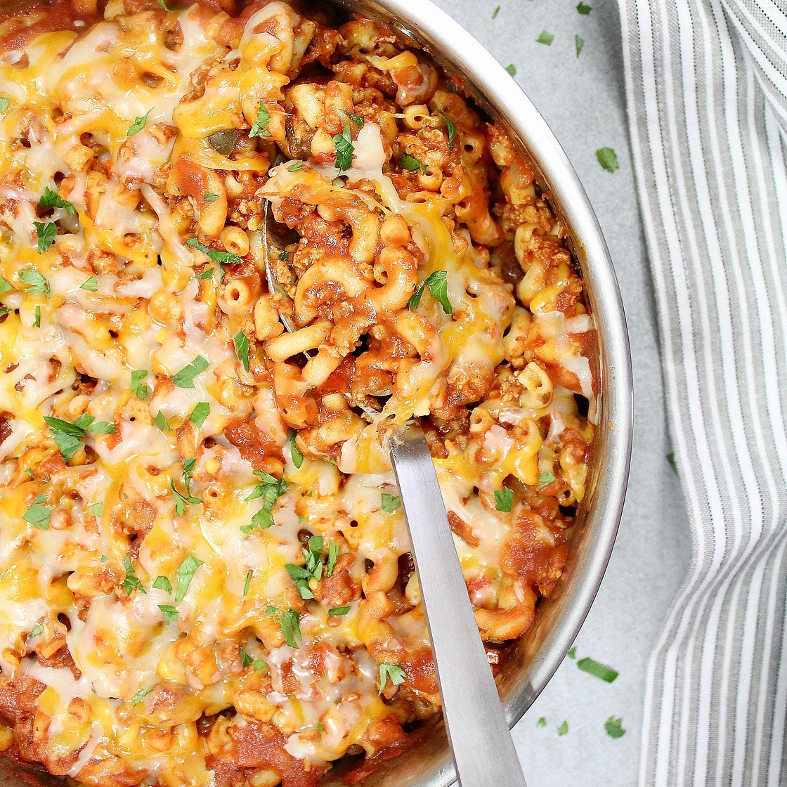 Turkey Taco Mac and Cheese