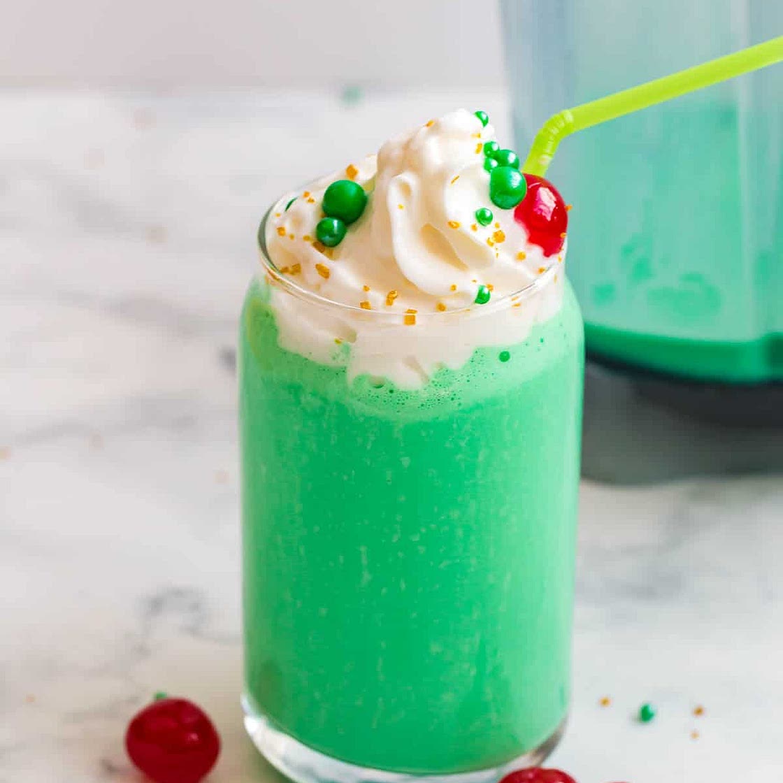 Vanilla Mint Milkshake (Shamrock Shake)