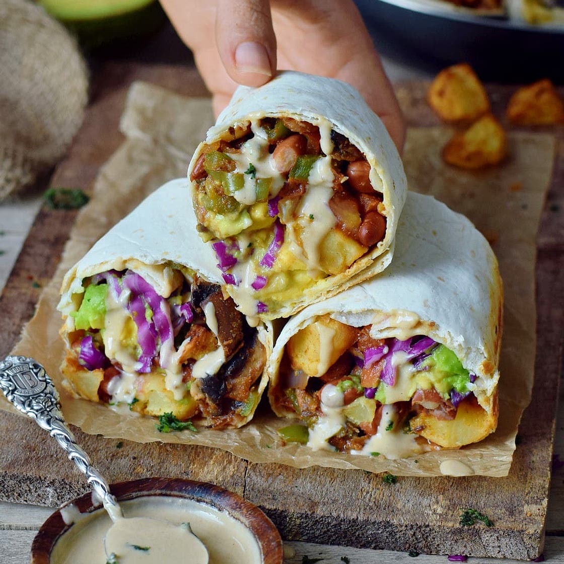 Vegan Breakfast Burritos