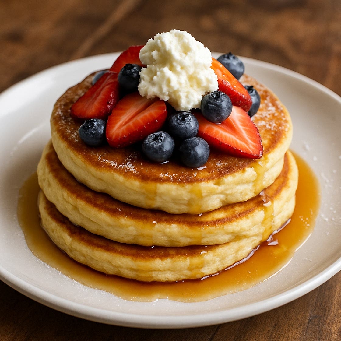 Ricotta hotcakes