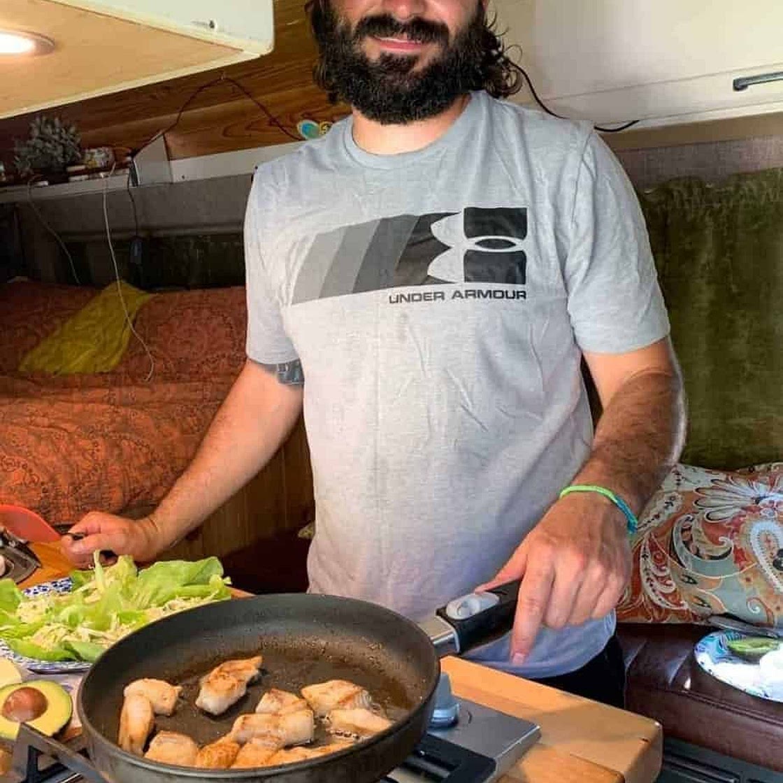 Walleye lettuce wraps