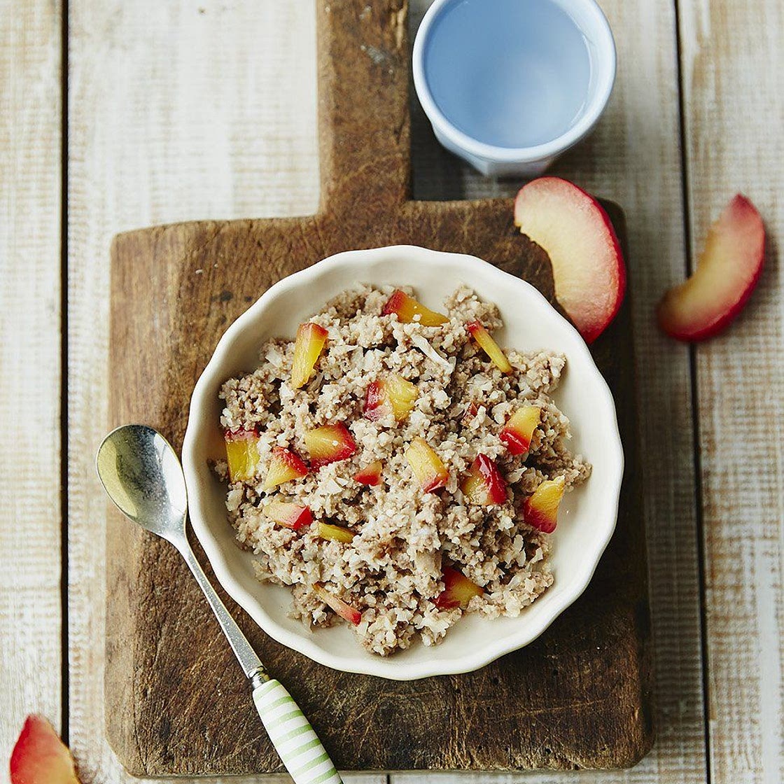 Michela’s beef, plum & cauliflower