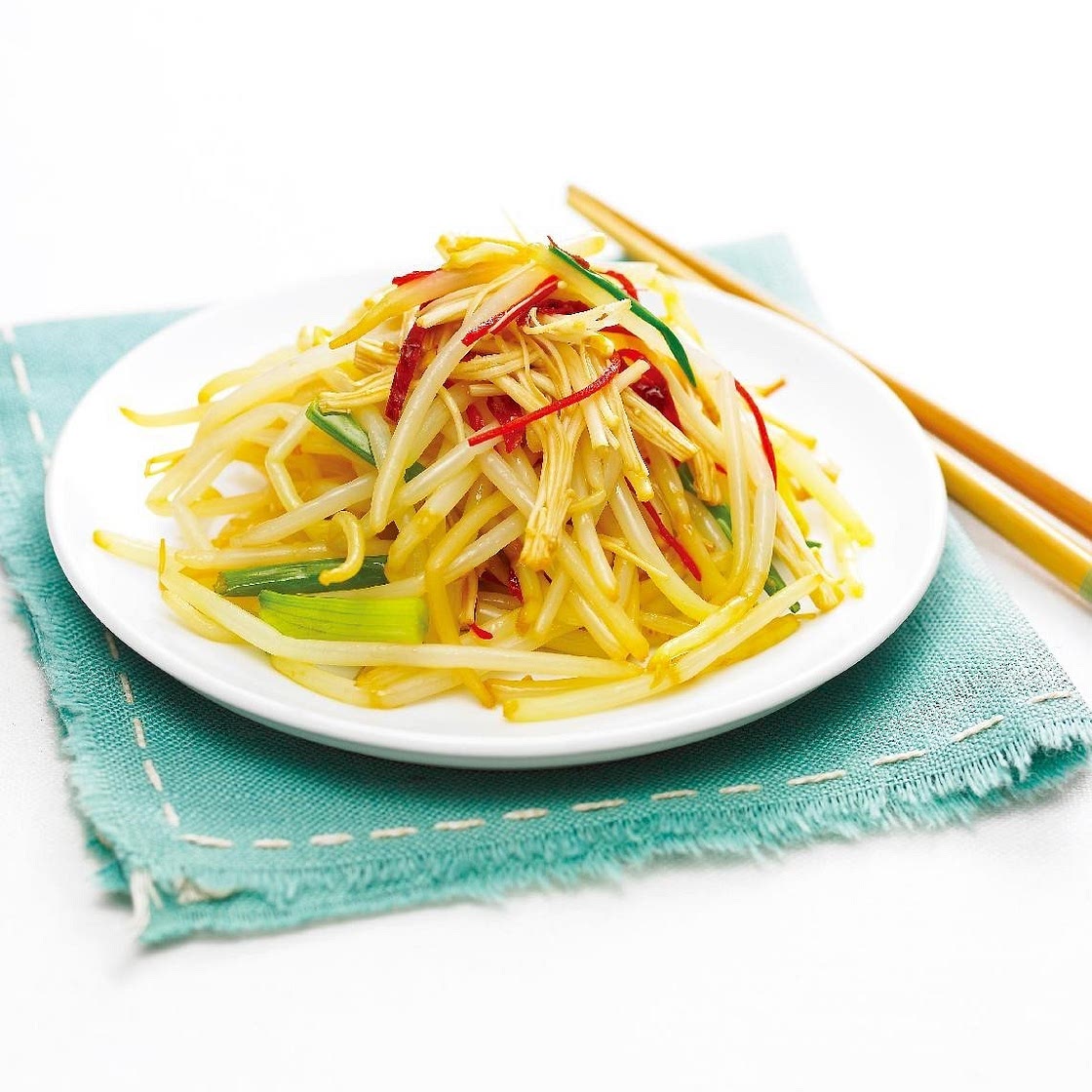 콩나물팽이버섯볶음 만드는 법