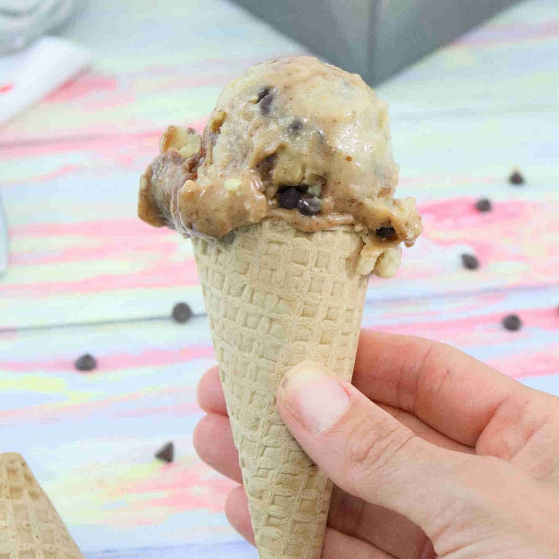 Chunky Monkey Protein Ice Cream (Dairy-Free)