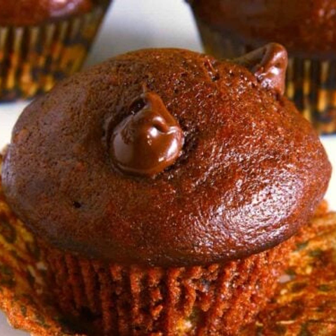Eggless Double Chocolate Banana Muffins
