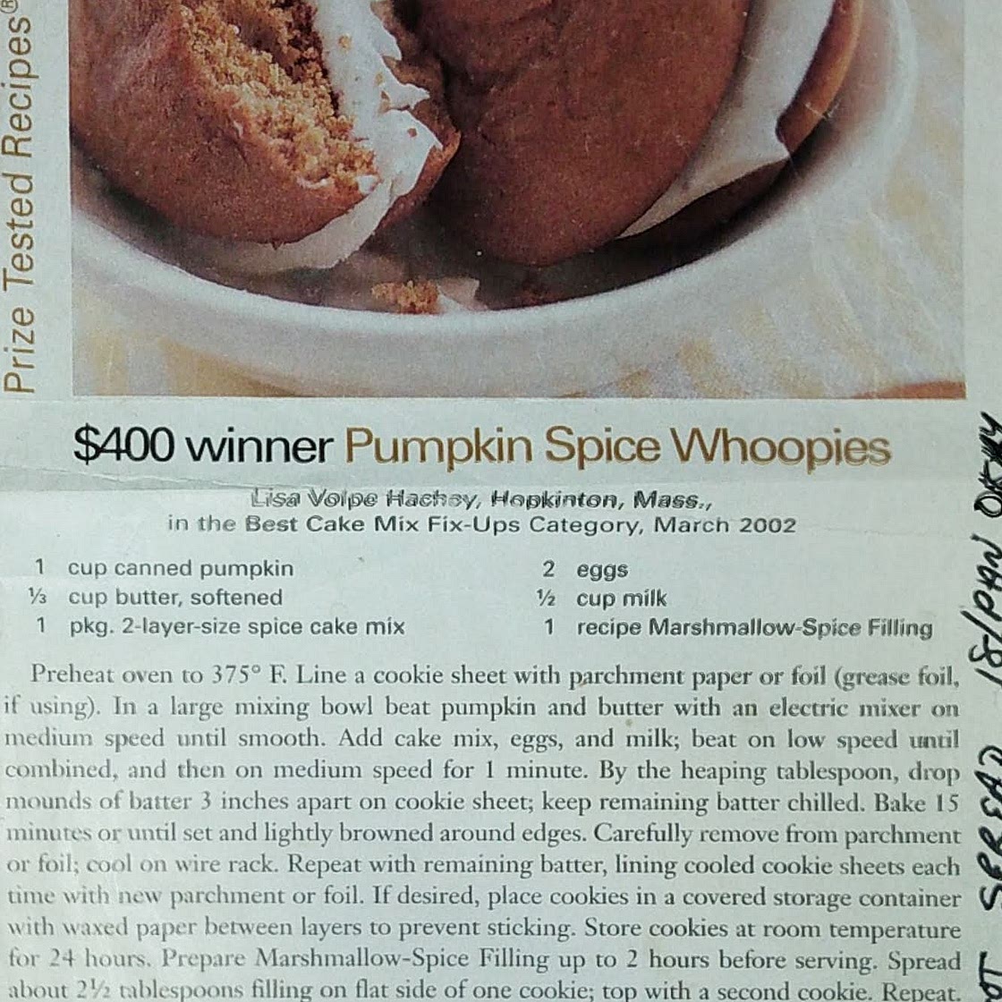 Pumpkin Spice Whoopies