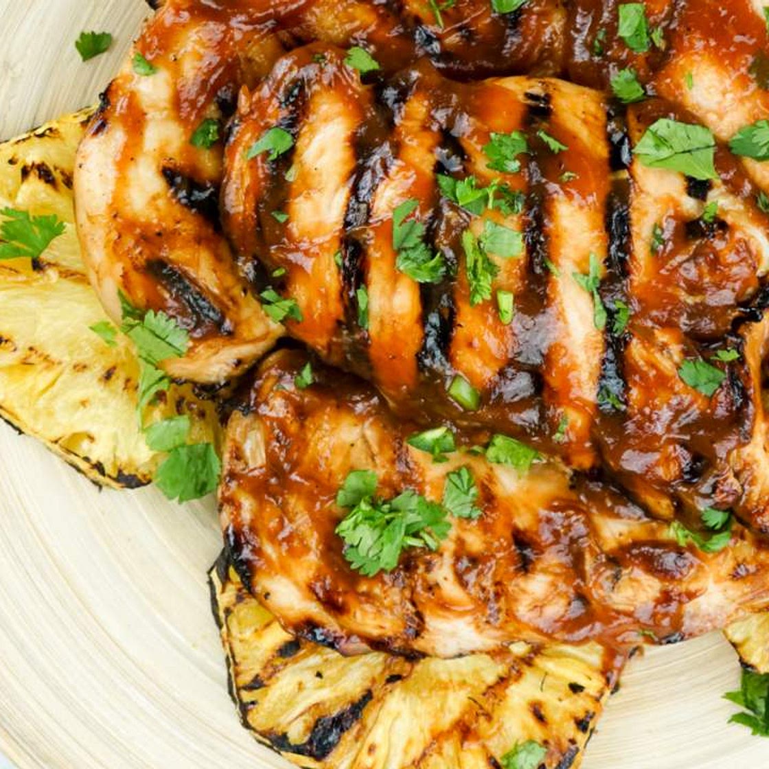 Grilled Pineapple Barbecue Chicken