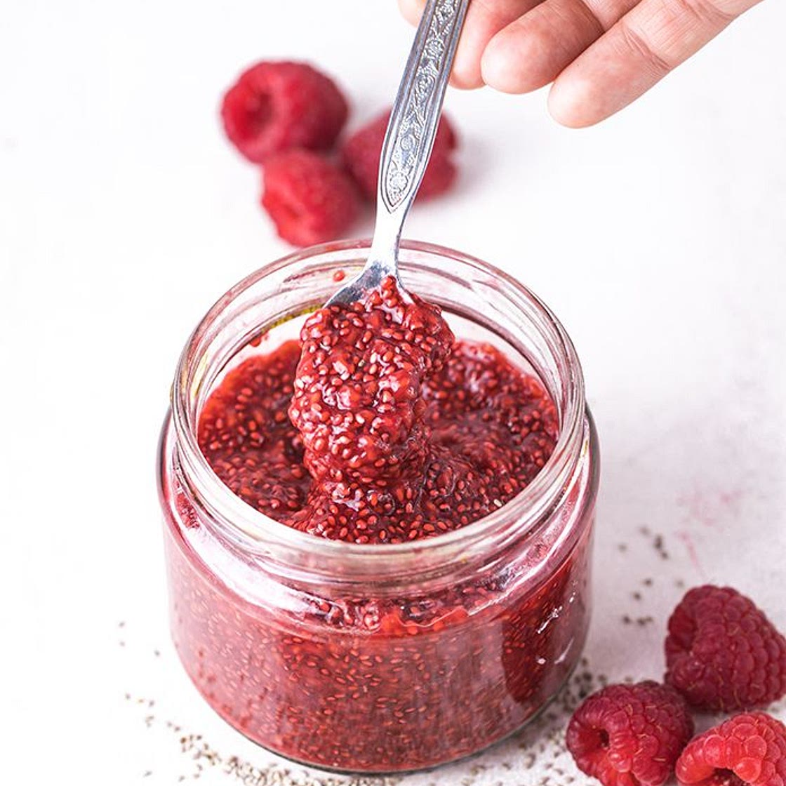 How to Make Raspberry Chia Jam? Keto & Low Carb