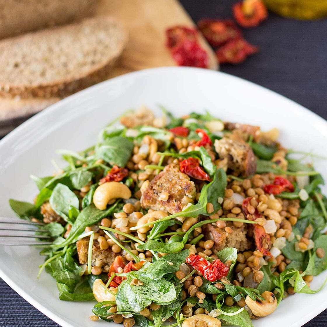 Arugula Lentil Salad From Heaven