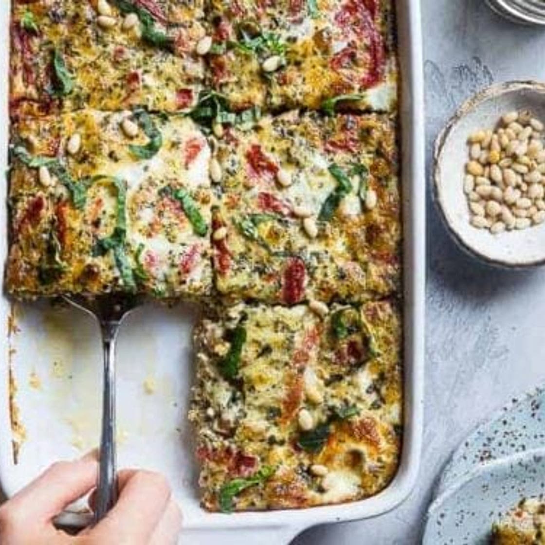 Easy Low Carb Keto Breakfast Casserole with Sausage