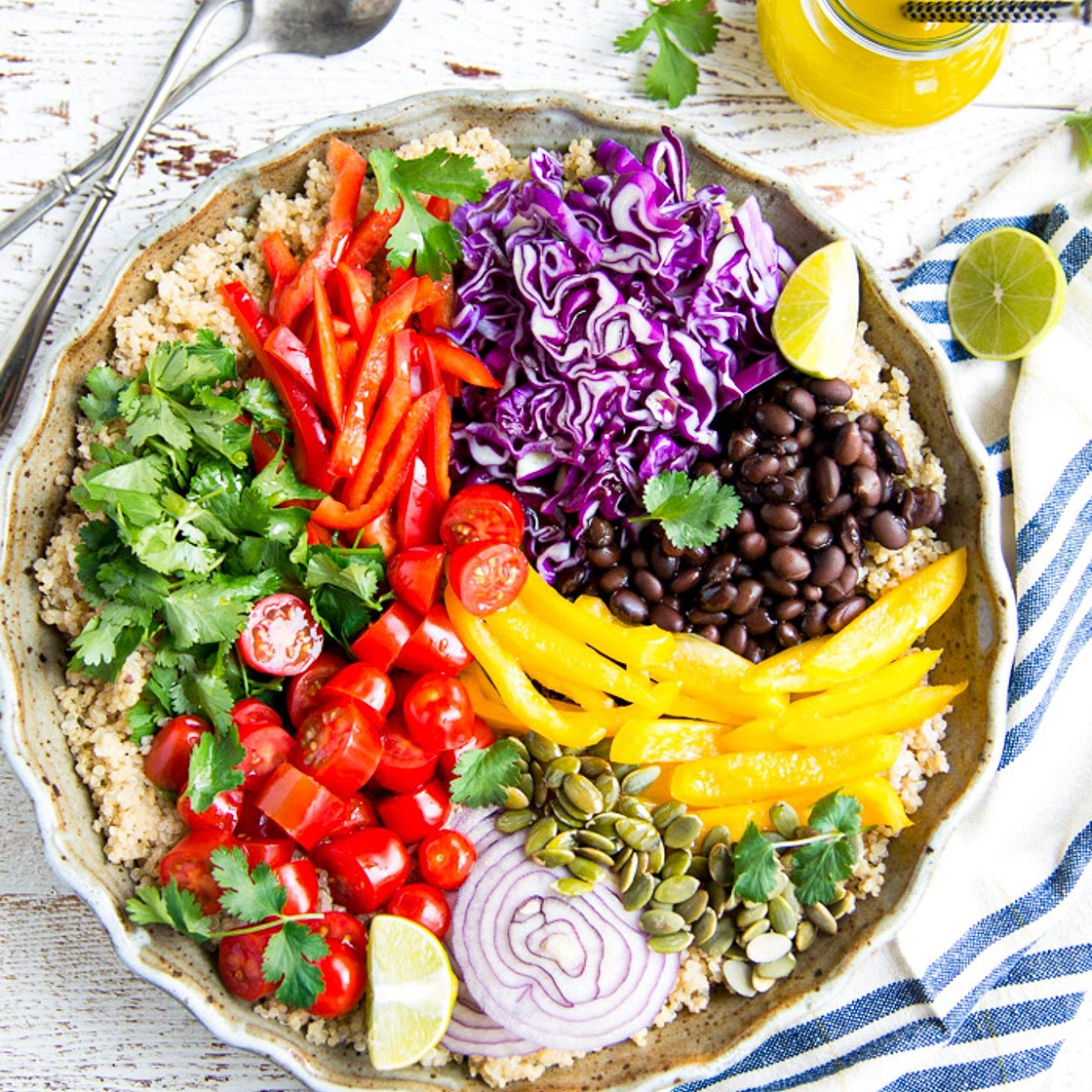 Black Bean Quinoa Bowls