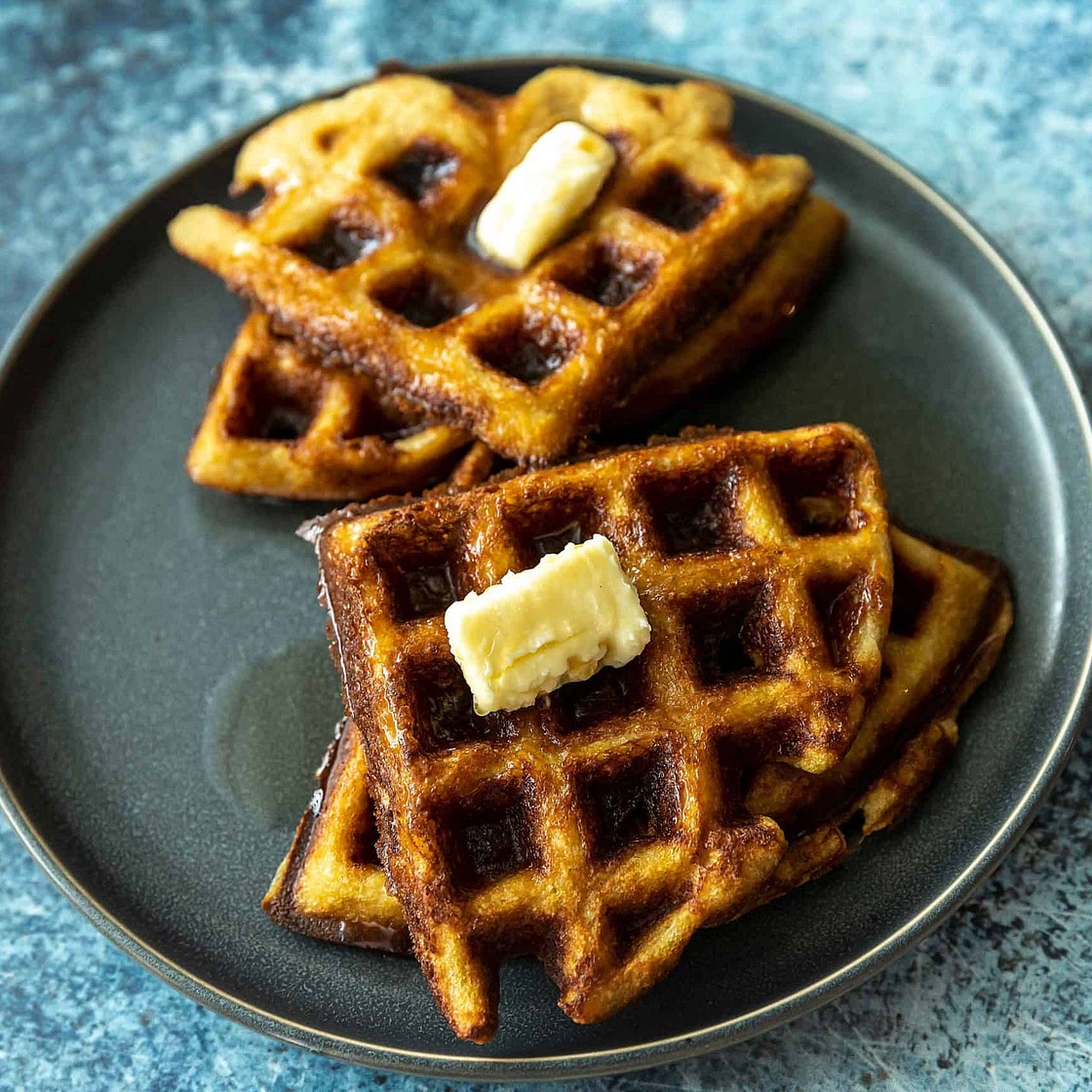 Crispy Keto Waffles
