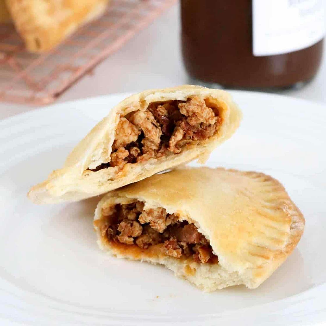 Baked Chicken Empanadas with Chorizo