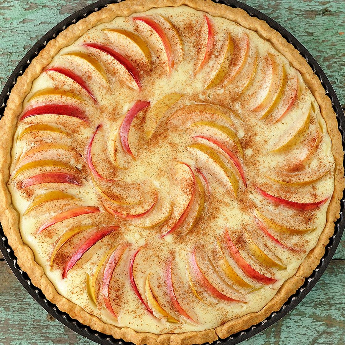 Klassische Apfelwähe