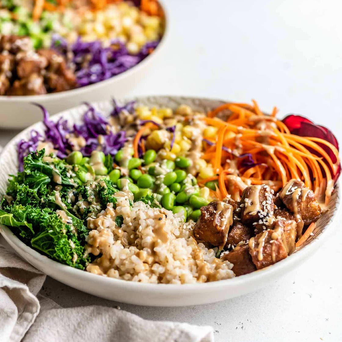 Vegan Tempeh Buddha Bowl