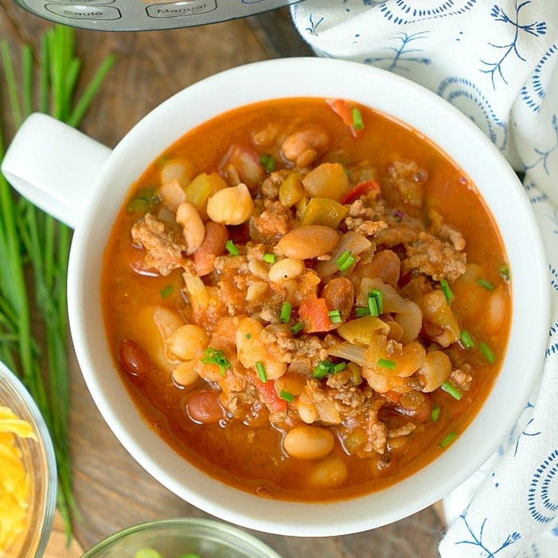 Instant Pot Chili With Dry Beans Recipe