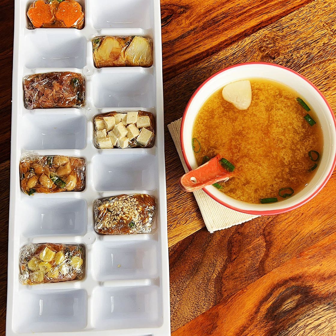 Instant Miso Soup Cubes (ready to drink in 30 seconds)