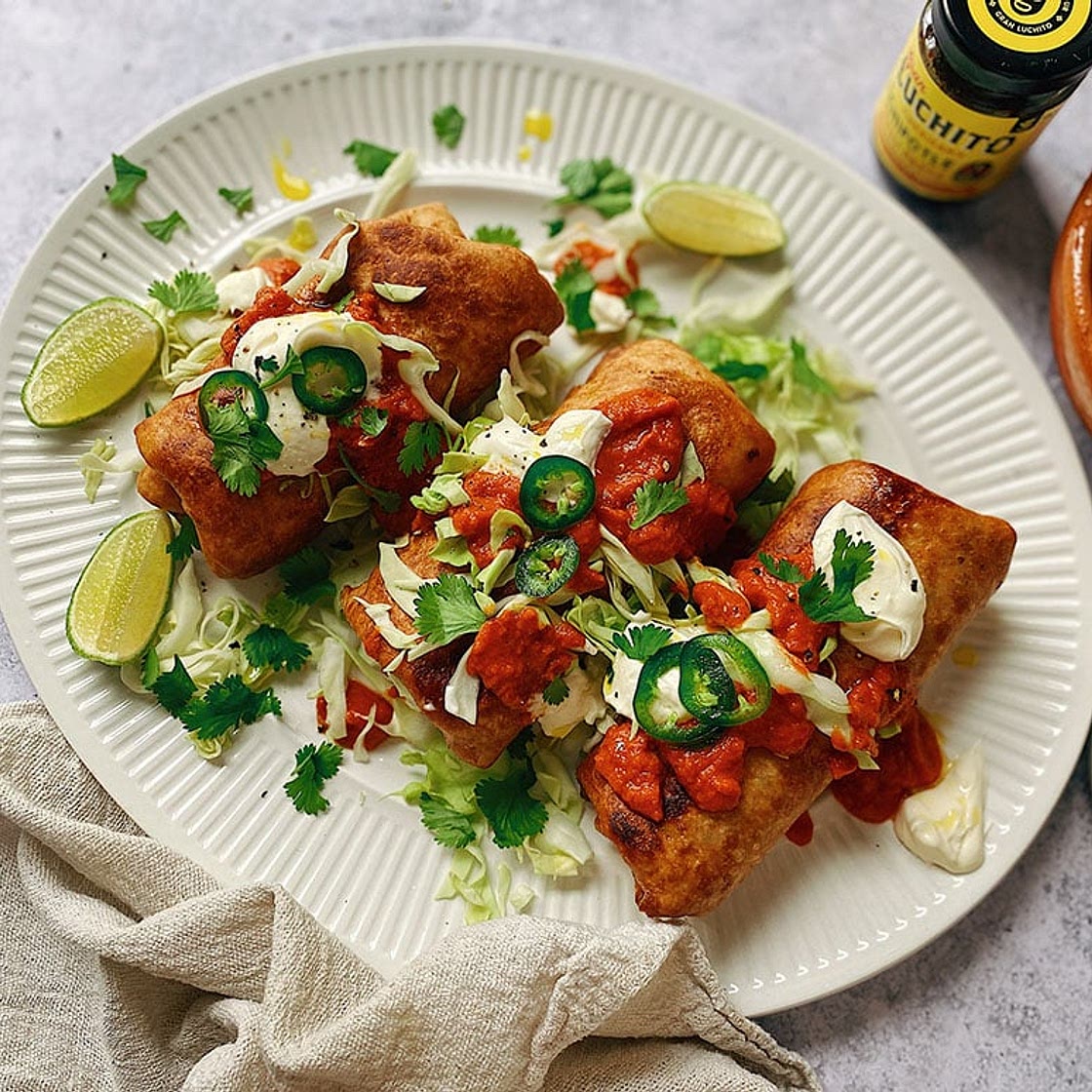 Pulled Pork Chimichanga