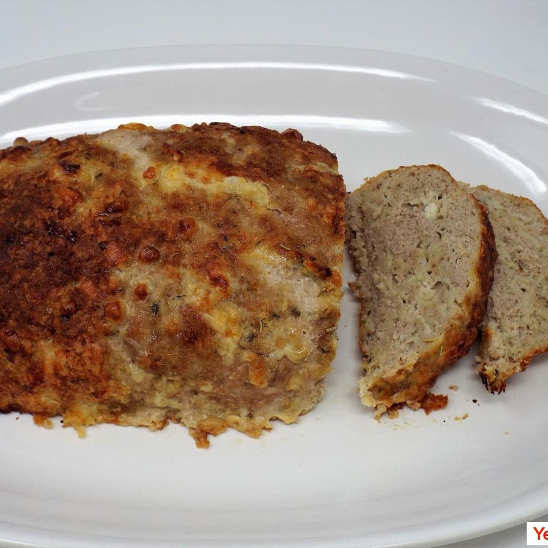 Fontina and Herb Turkey Meatloaf